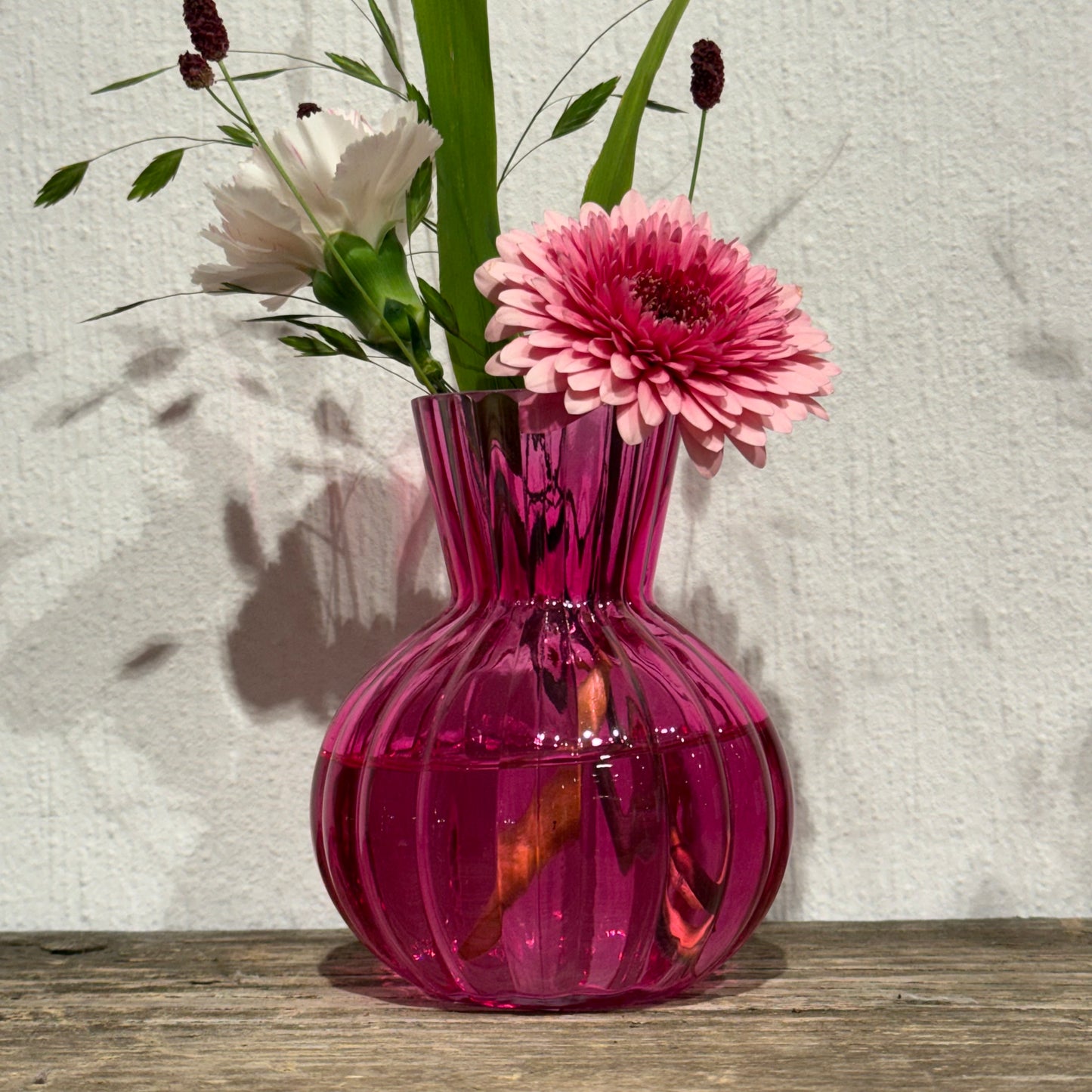 Glasvase Nure Pink