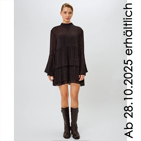 OH APRIL Lavinia Volant Dress Leo