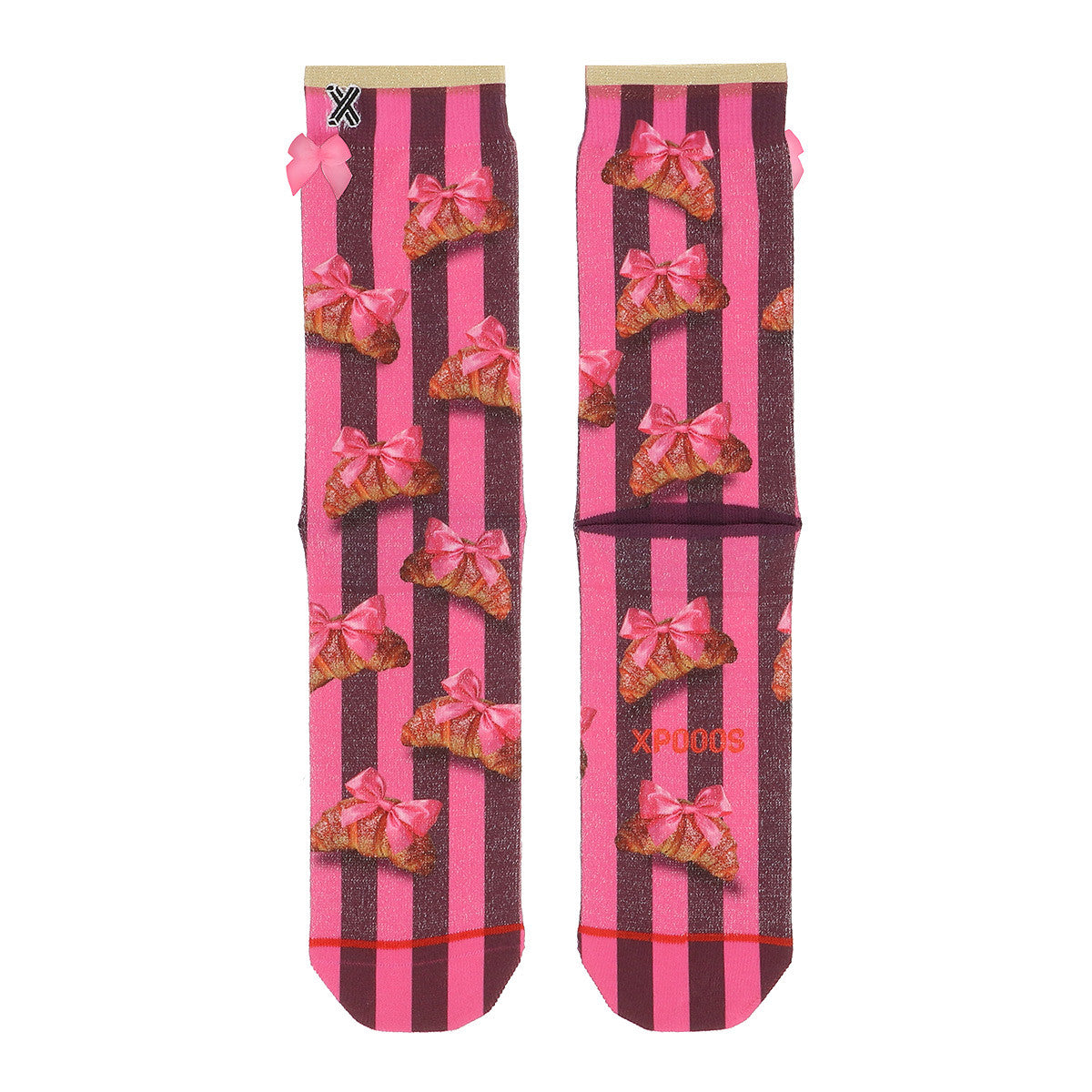 XPOOOS Women Socks Croissant