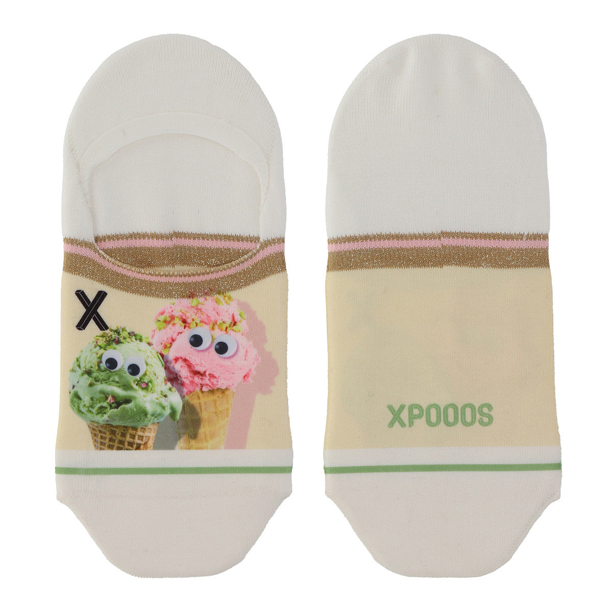 XPOOOS Women Footies Gelato