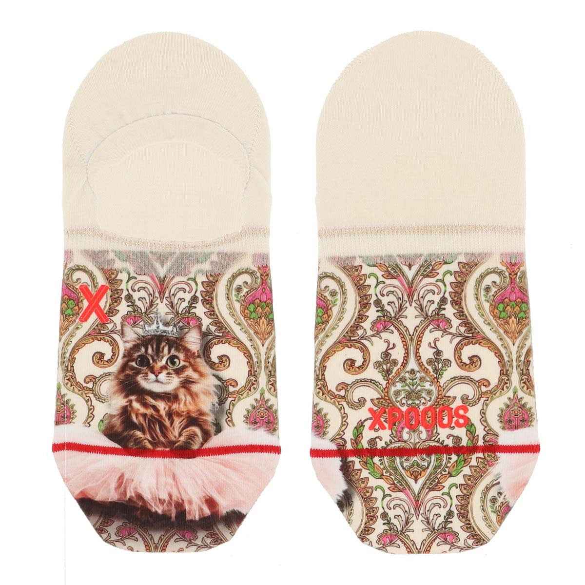 XPOOOS Women Footies Camelie
