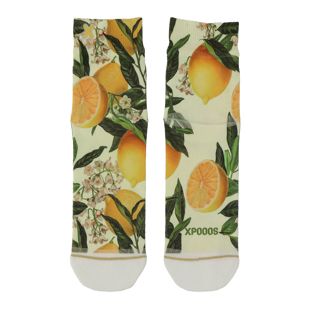 XPOOOS Women Short Socks Limone