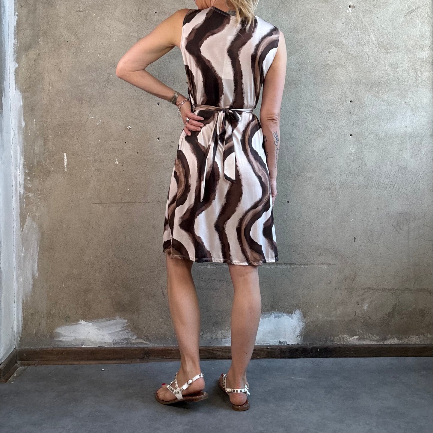 Gesmoktes Wickelkleid