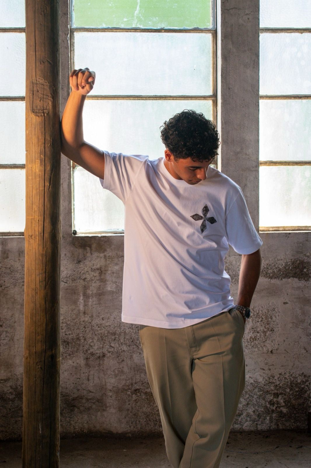 REEXIST T-Shirt "The Small B&W Tile"