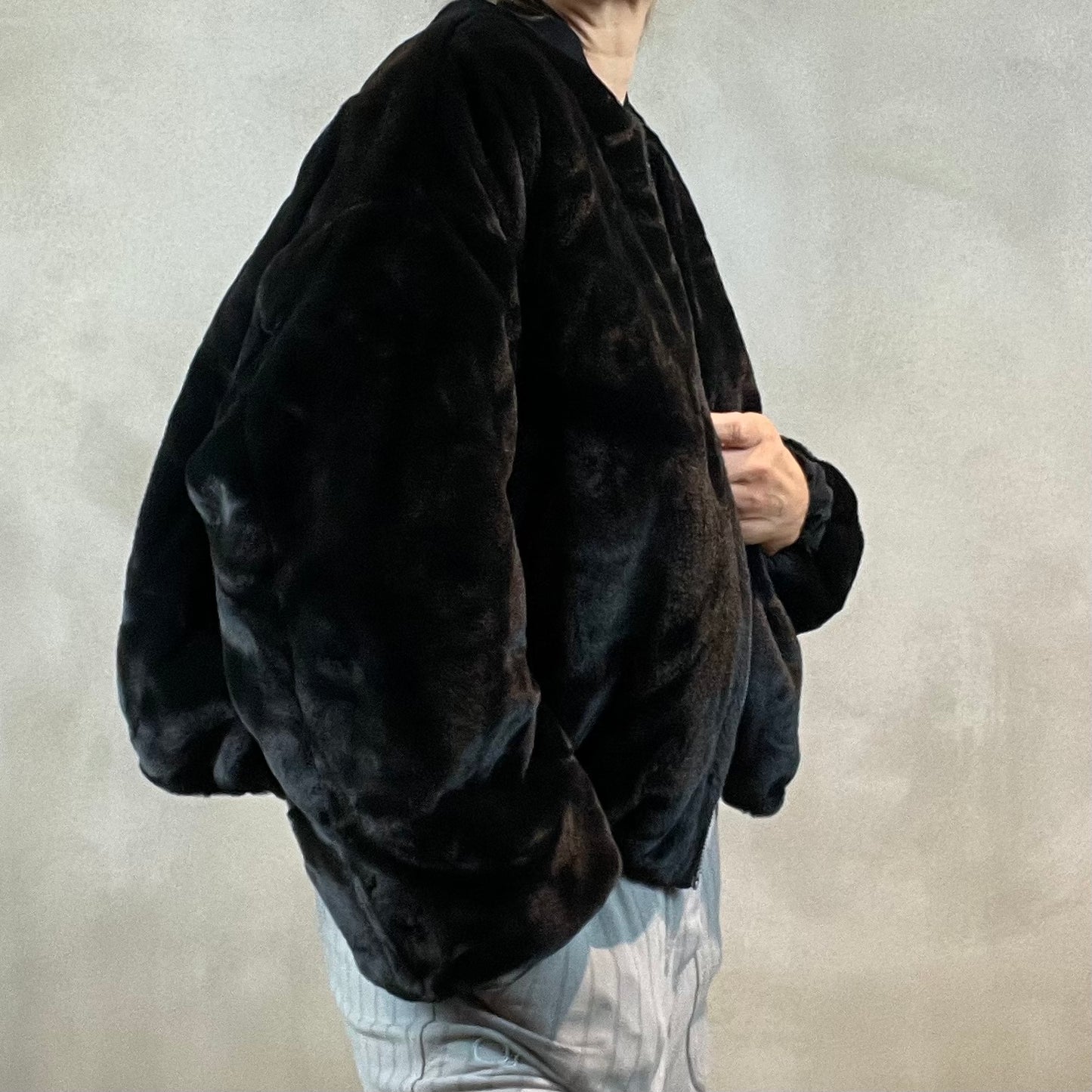 ALIX REVERSIBLE BOMBER COAT