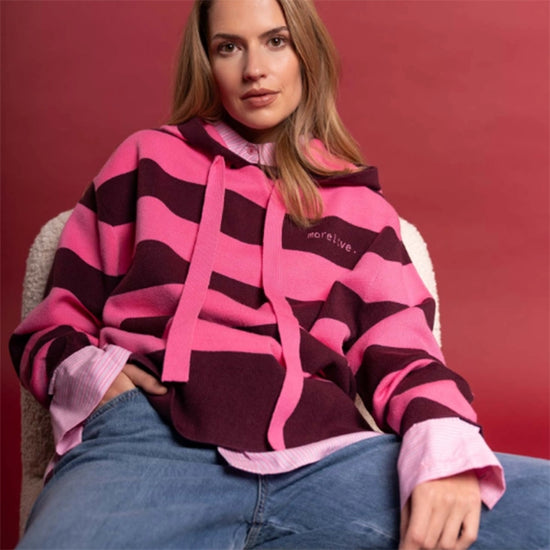 TSP Hoodie Boxy Stripe