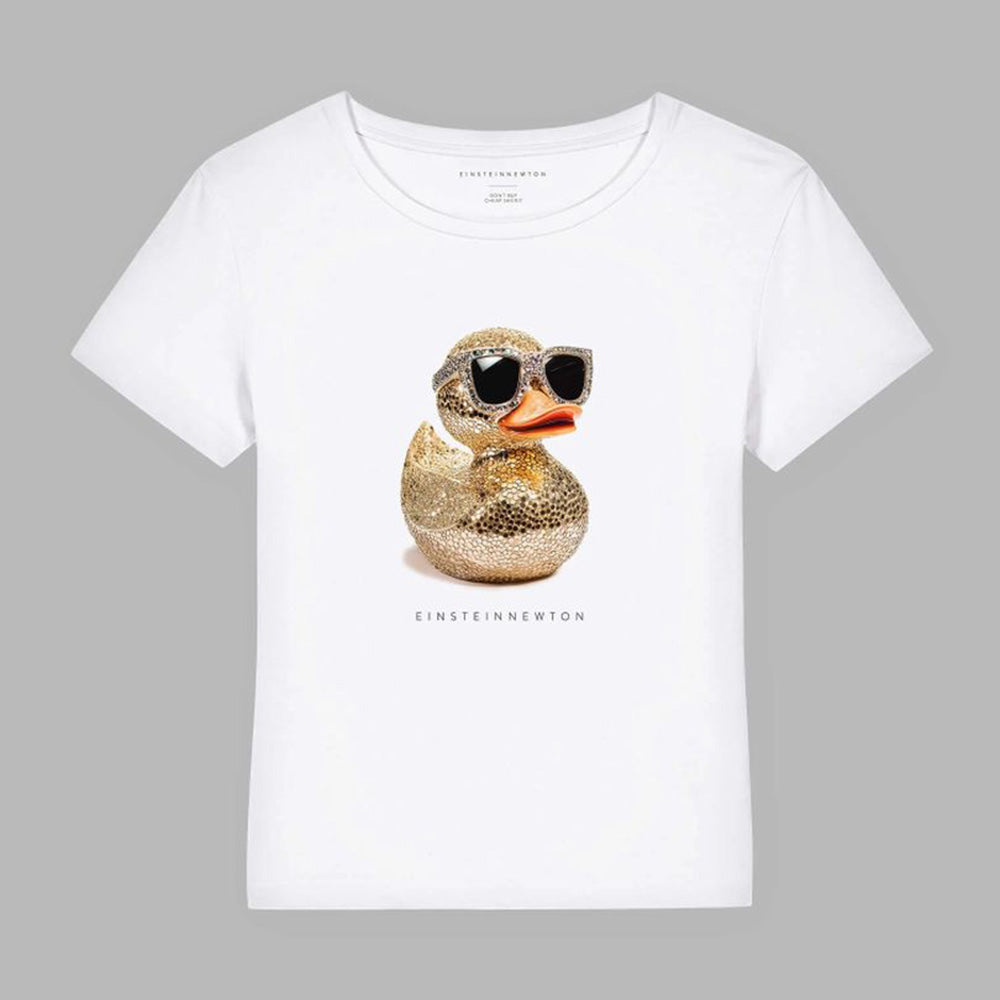 Einstein Newton Entchen T-Shirt