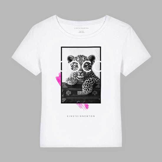 Einstein Newton Leopard T-Shirt