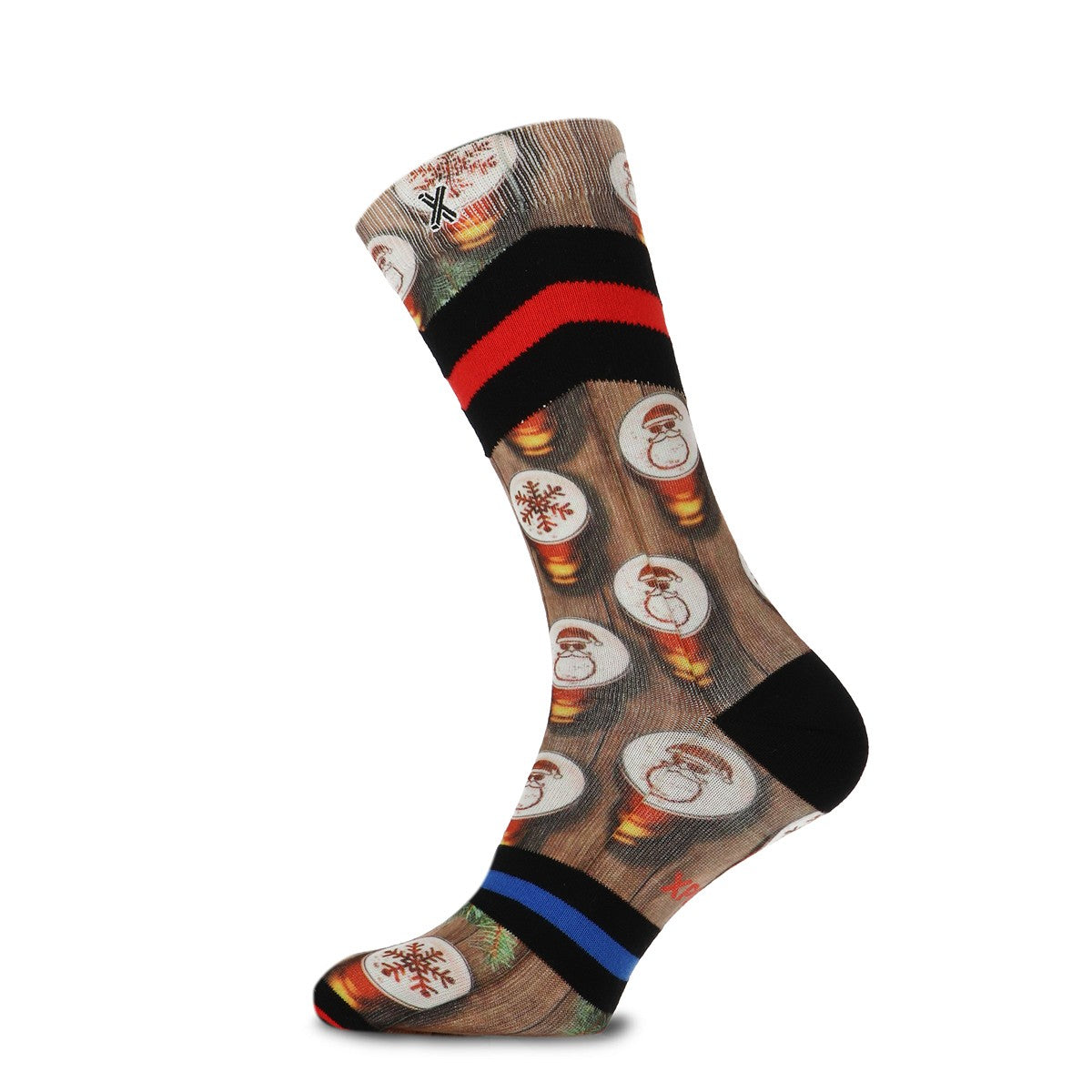 XPOOOS Xmas Foam men's sock