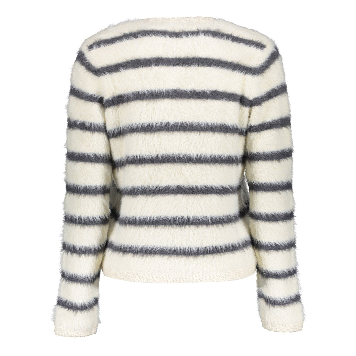 Geisha Strickjacke in Hairy-Optik