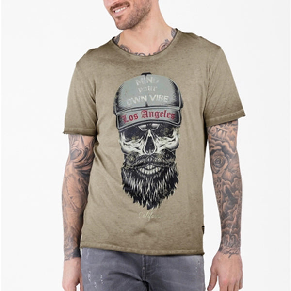KEY LARGO Mt Cafe Racer Round T-Shirt Uomo KEY LARGO Mt Cafe Racer Round T-Shirt Uomo