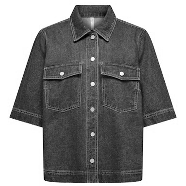 Only Belle Demin Shirt Grey