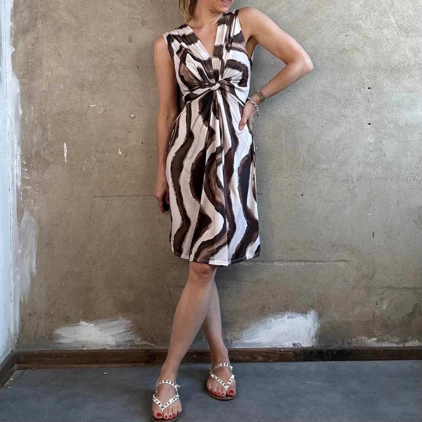 Gesmoktes Wickelkleid
