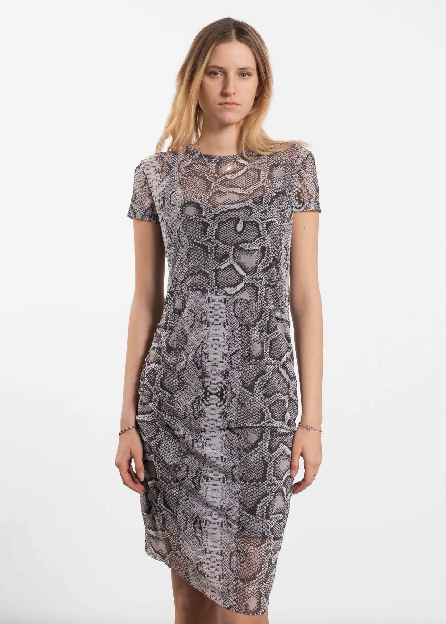 Outryght Mesh Snake Dress