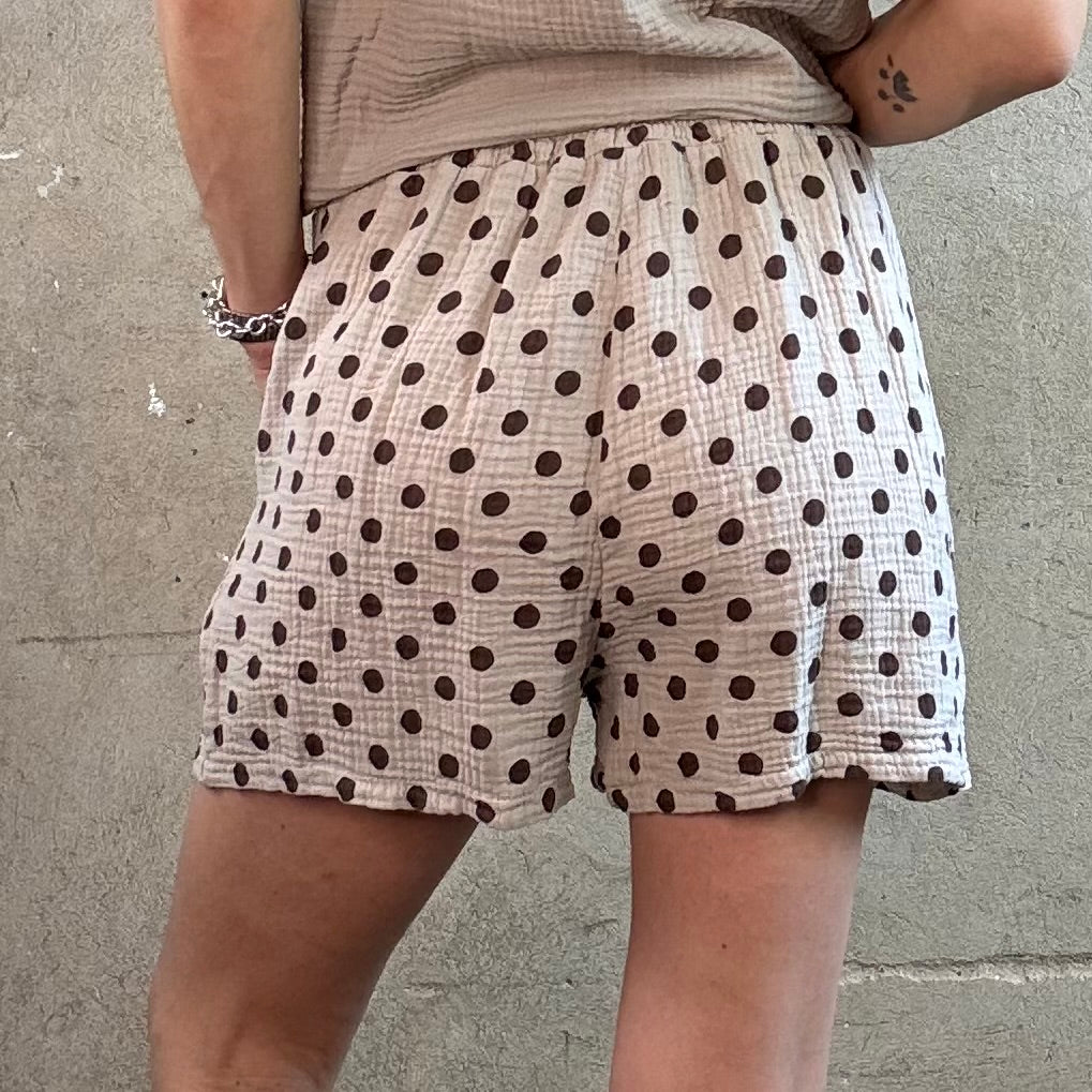 Mousseline Shorts Polkadots