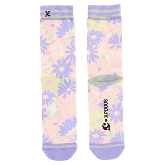XPOOOS Socken Retro Floral