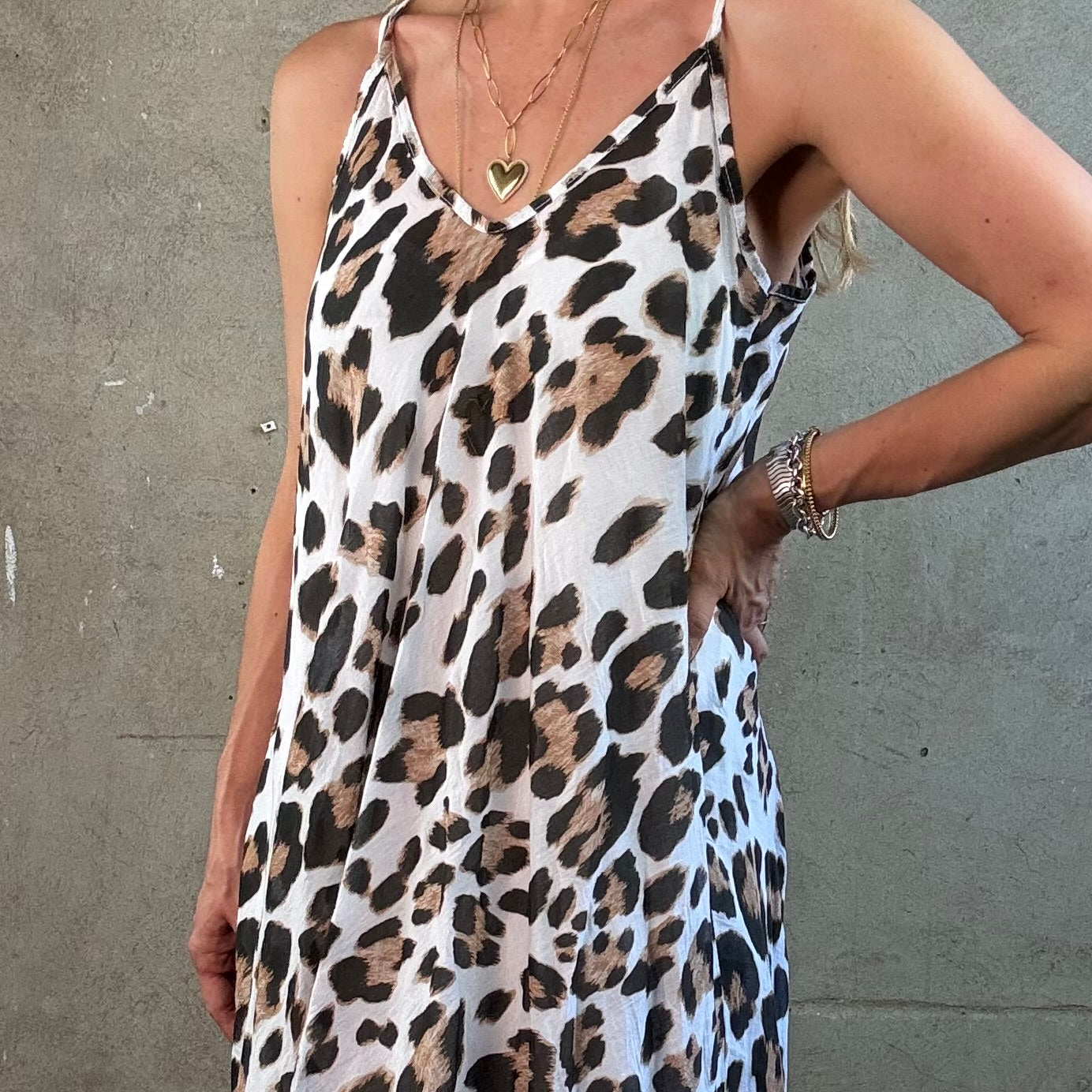 Schmales Trägerkleid Leo