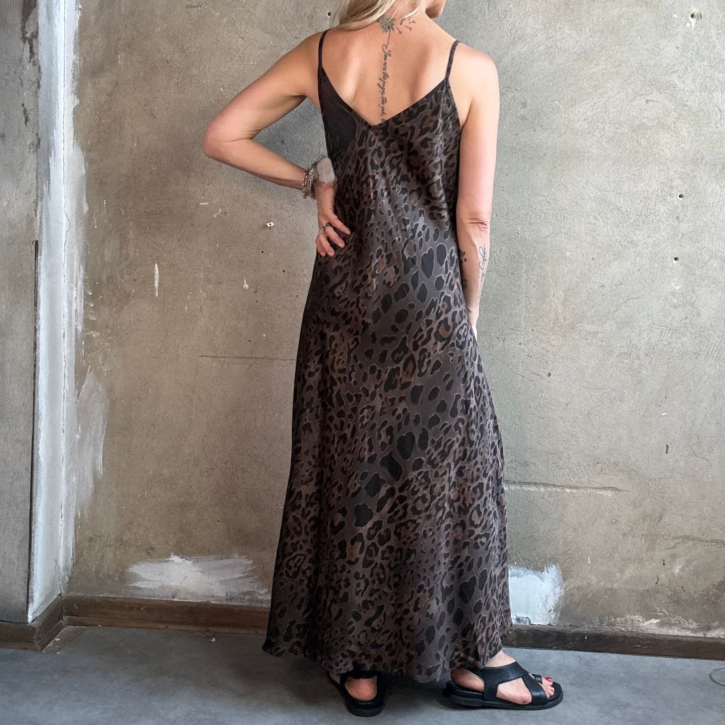 Satinträgerkleid  Leo