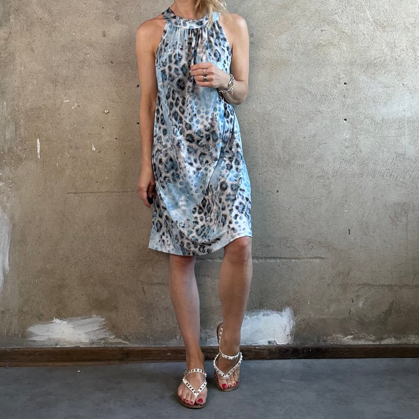American Neck Dress Leo
