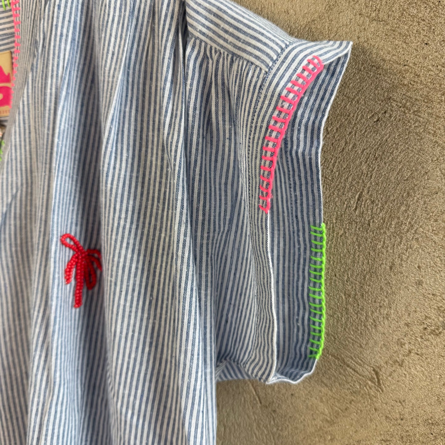 TSP Bluse Palmen-Perlen