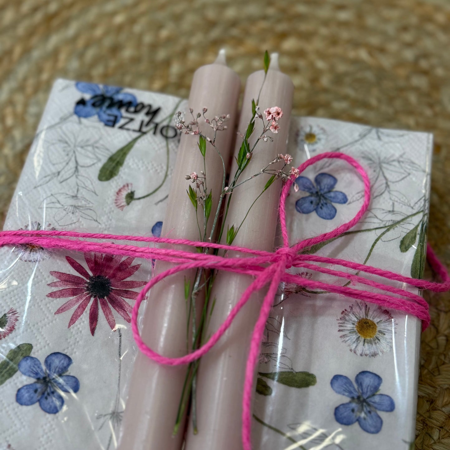Stabkerze Light Rose