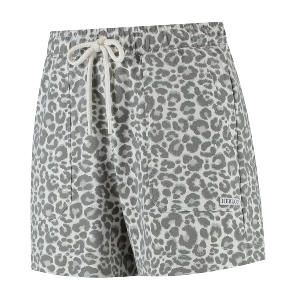 Deblon Mira Shorts Leopard Limestone