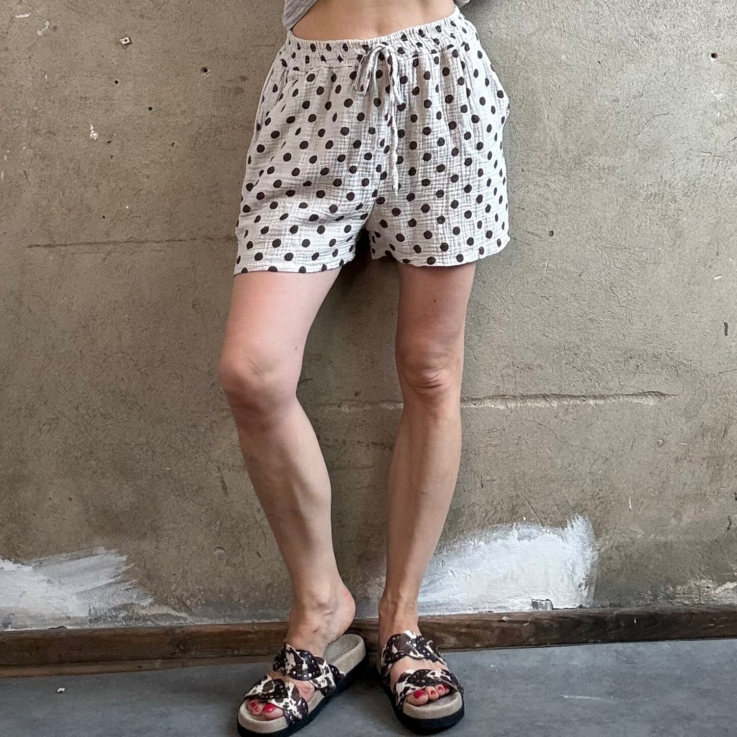 Mousseline Shorts Polkadots
