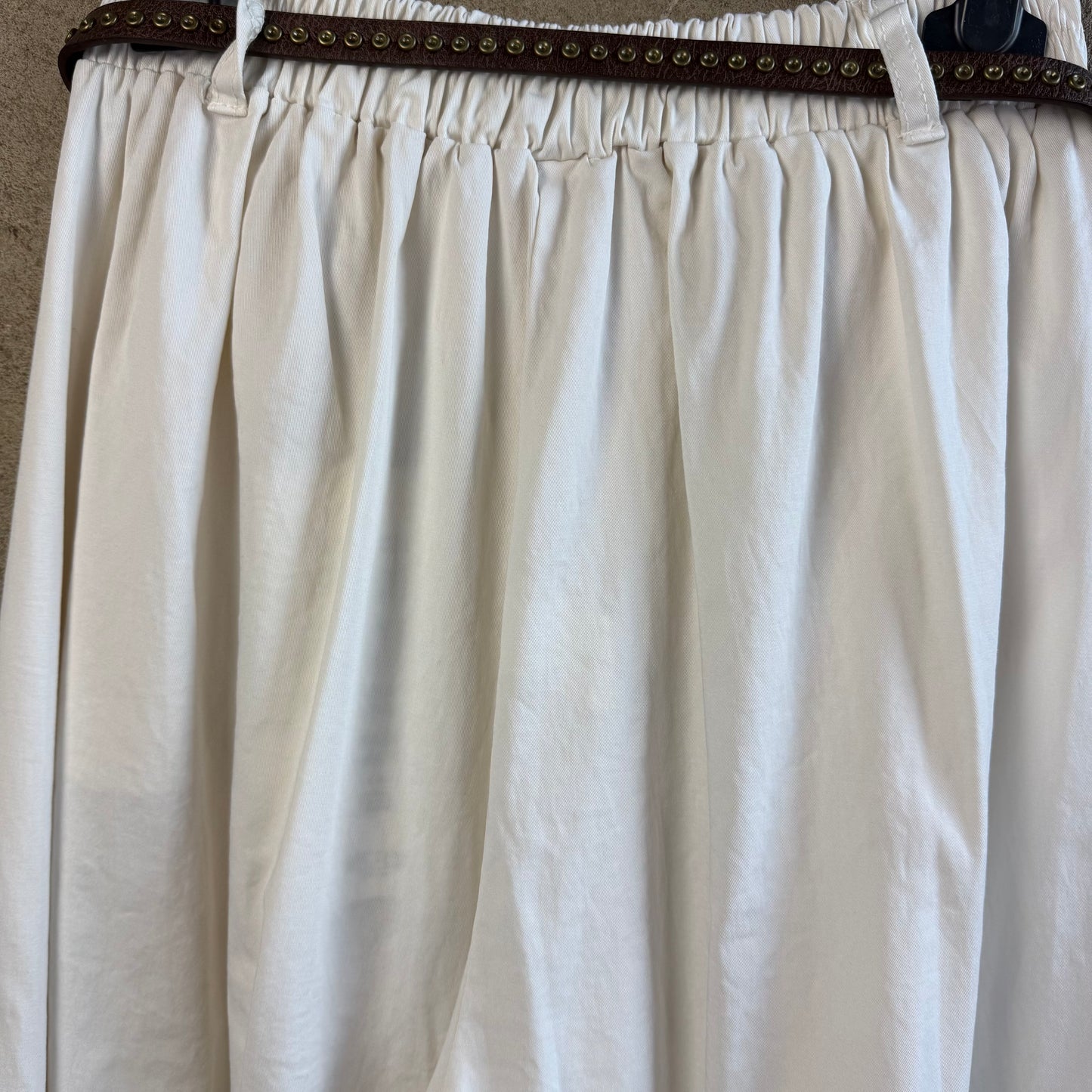 Wideleg Trouser Ecru