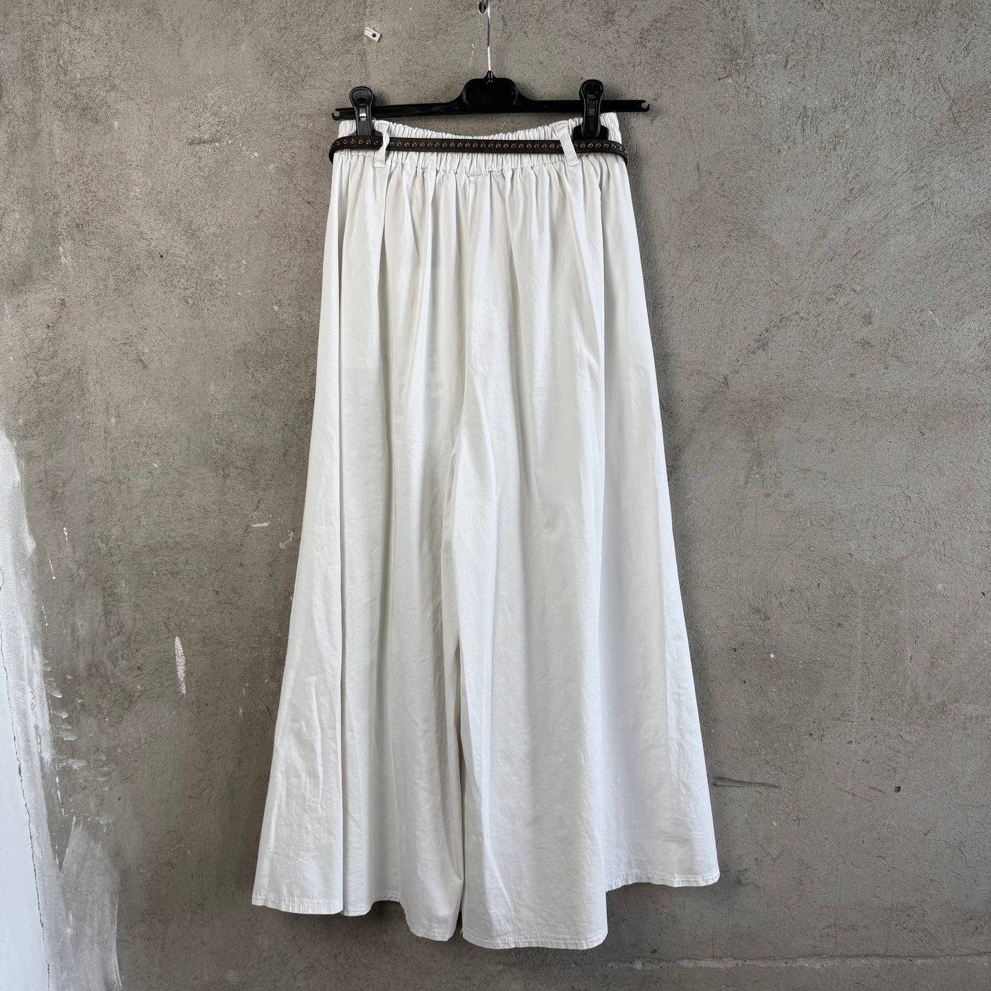 Wideleg Trouser Ecru