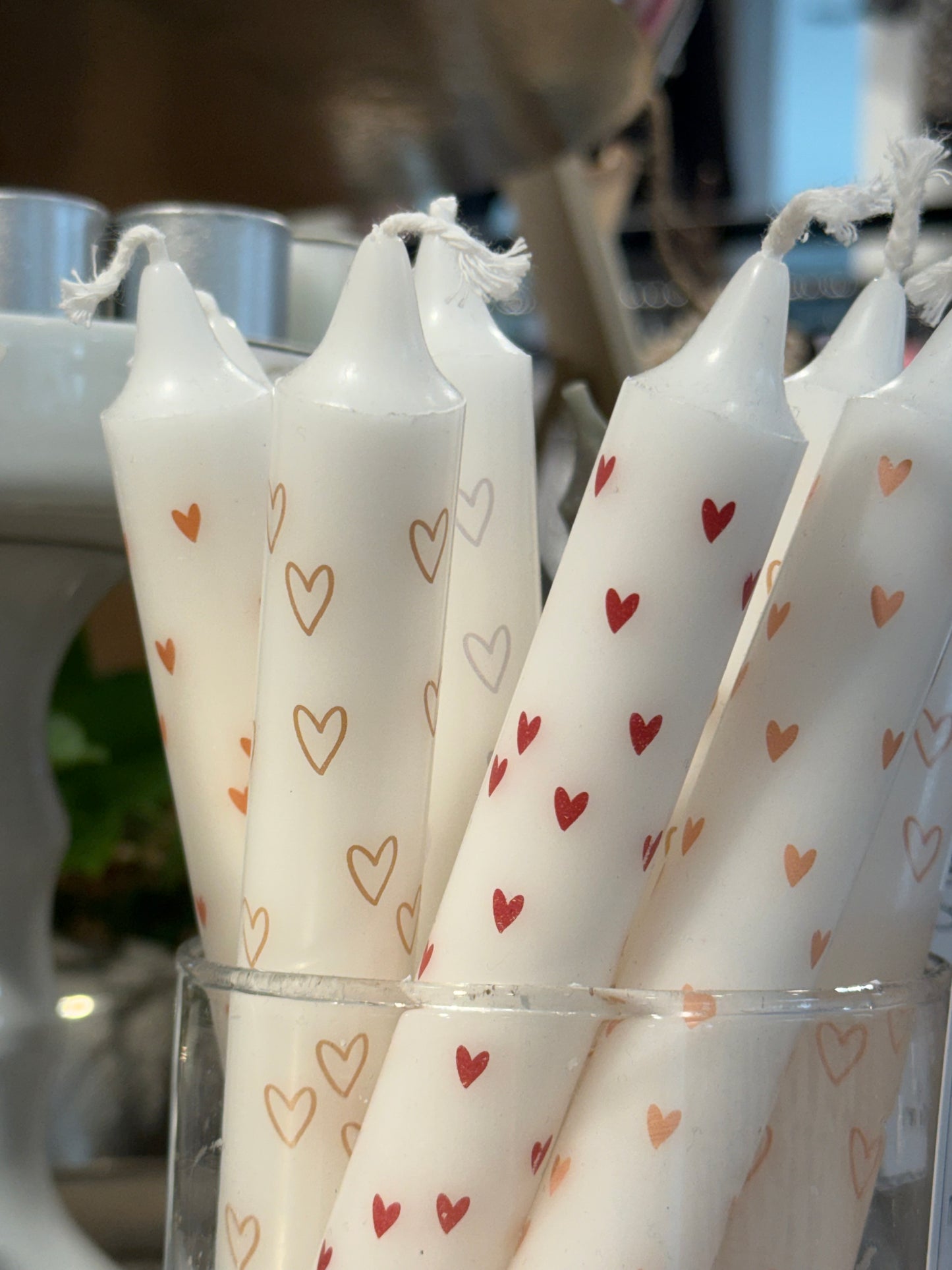 Stabkerze Hearts