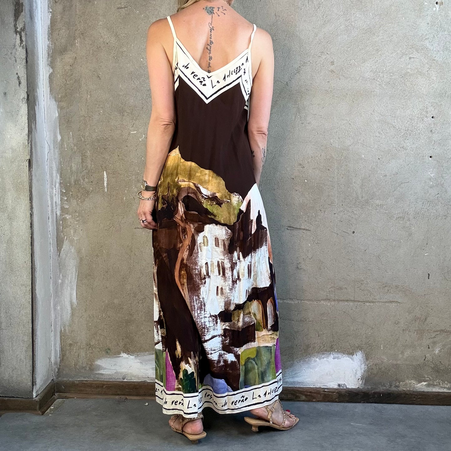 Schmales Trägerkleid Dolce Vita
