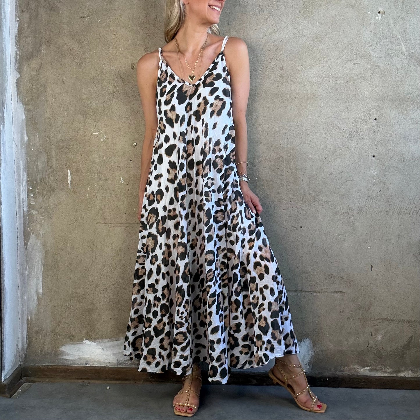 Schmales Trägerkleid Leo