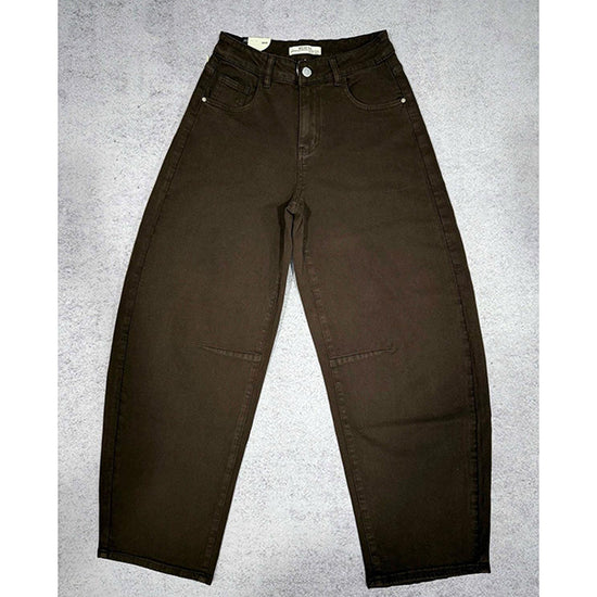 Barrel Jeans Braun