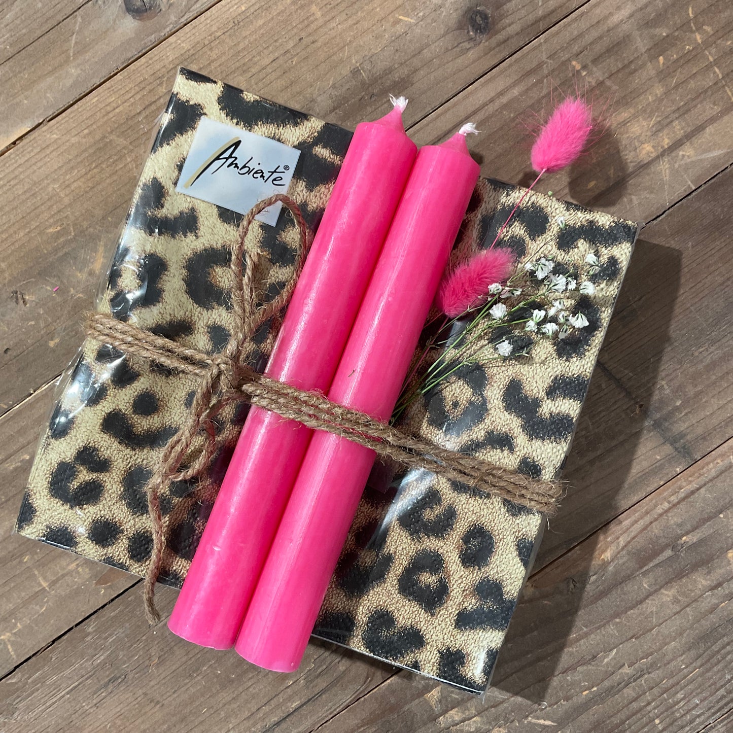 Stabkerze Pinky