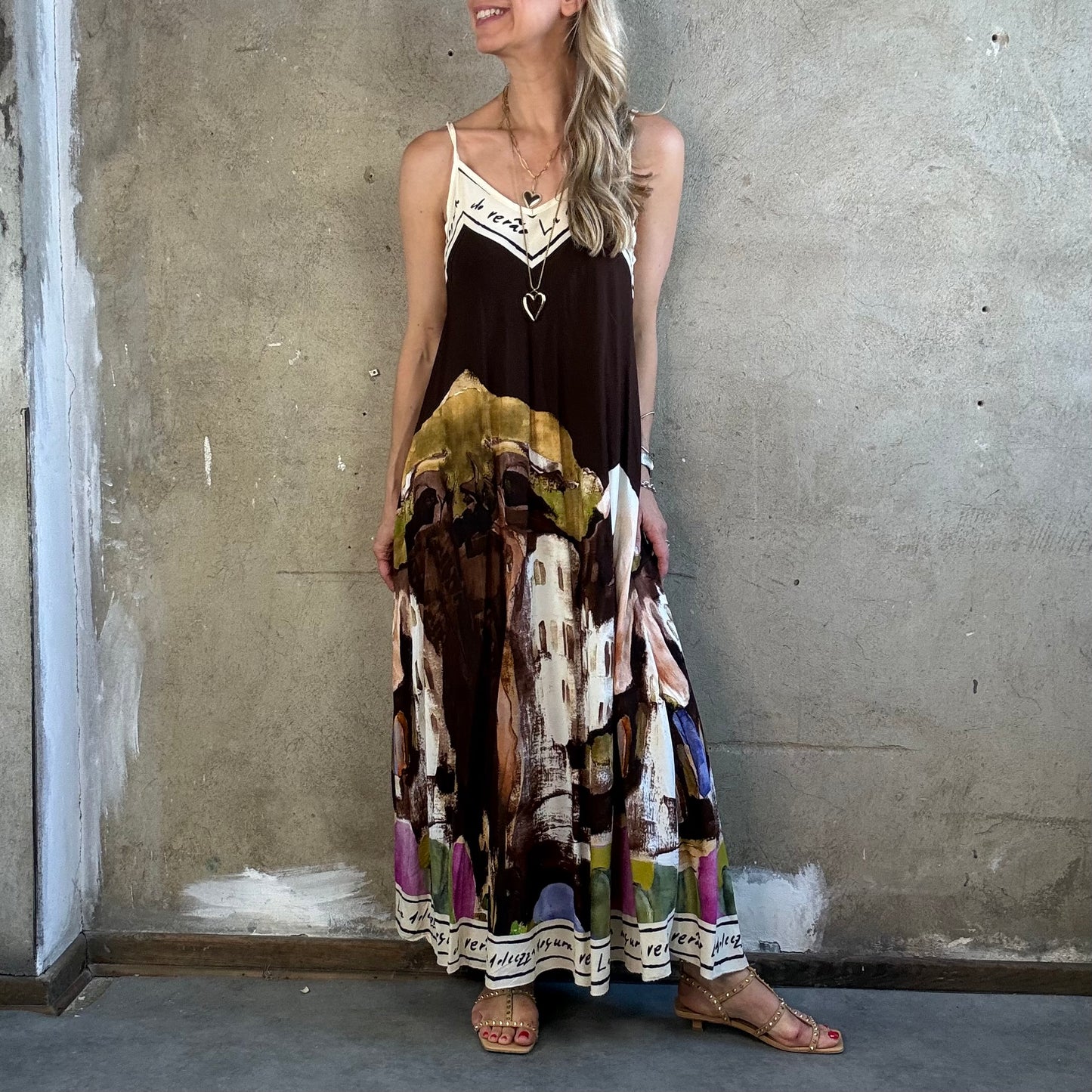 Schmales Trägerkleid Dolce Vita