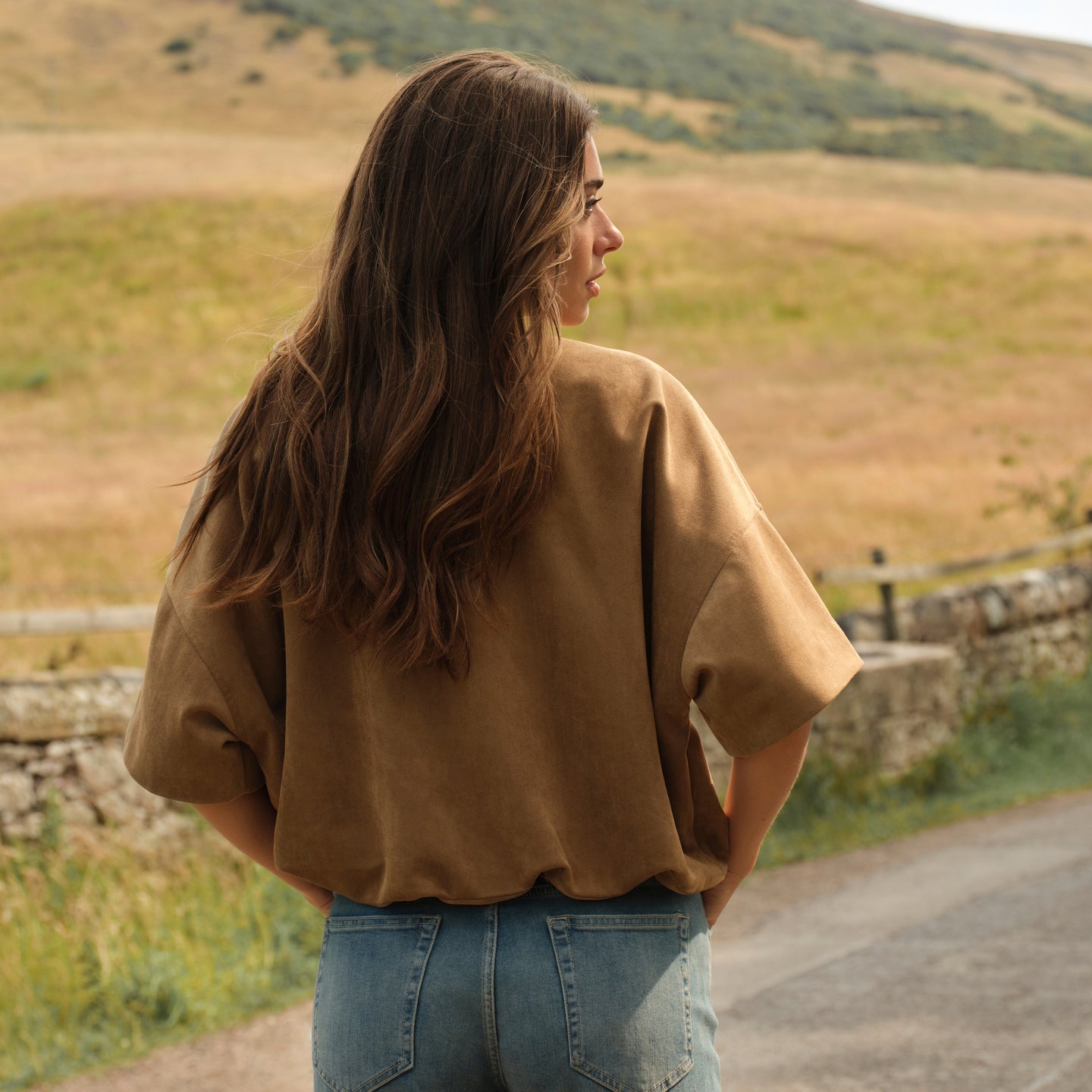 YAYA Jacke Velourlook
