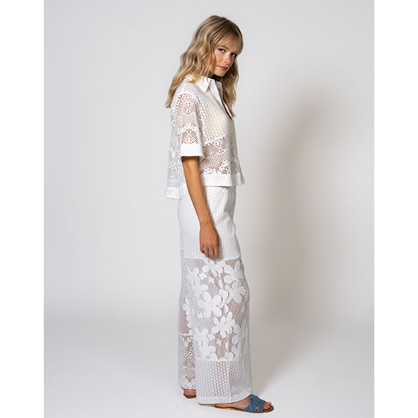 Oh April Ackee Lace Pants