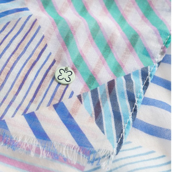 CODELLO Schal mit BEACH VIBES-Schriftzug