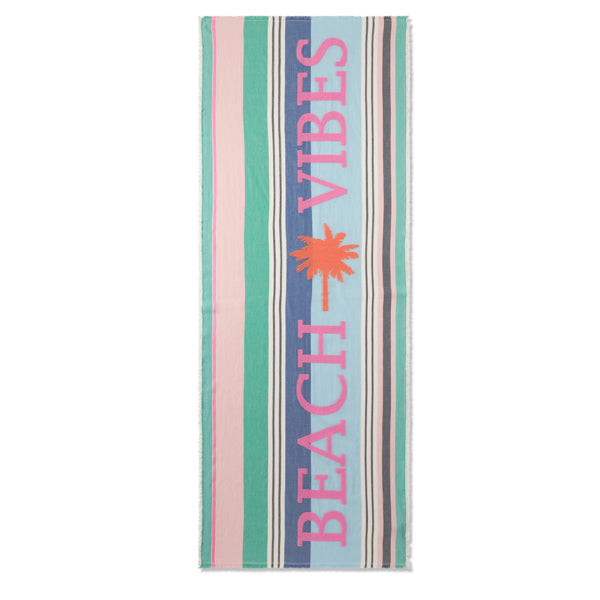 CODELLO Schal mit BEACH VIBES-Schriftzug