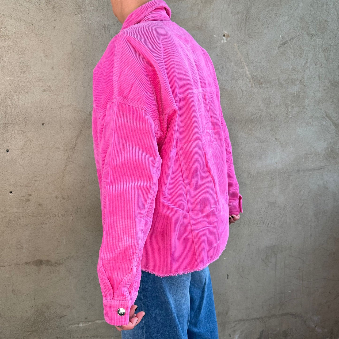 Only Latty Cord Jacke Pink