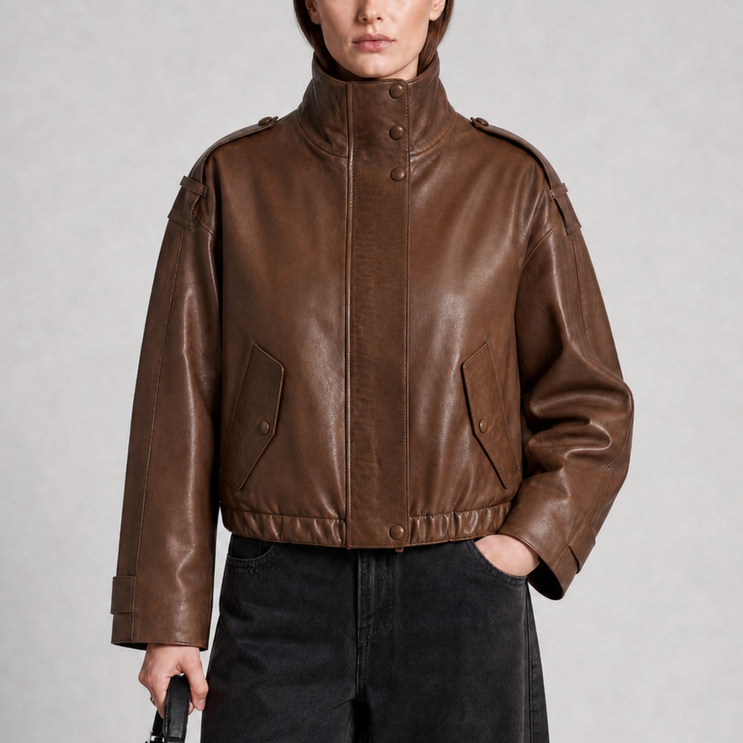 Ricano Oversized Lederjacke