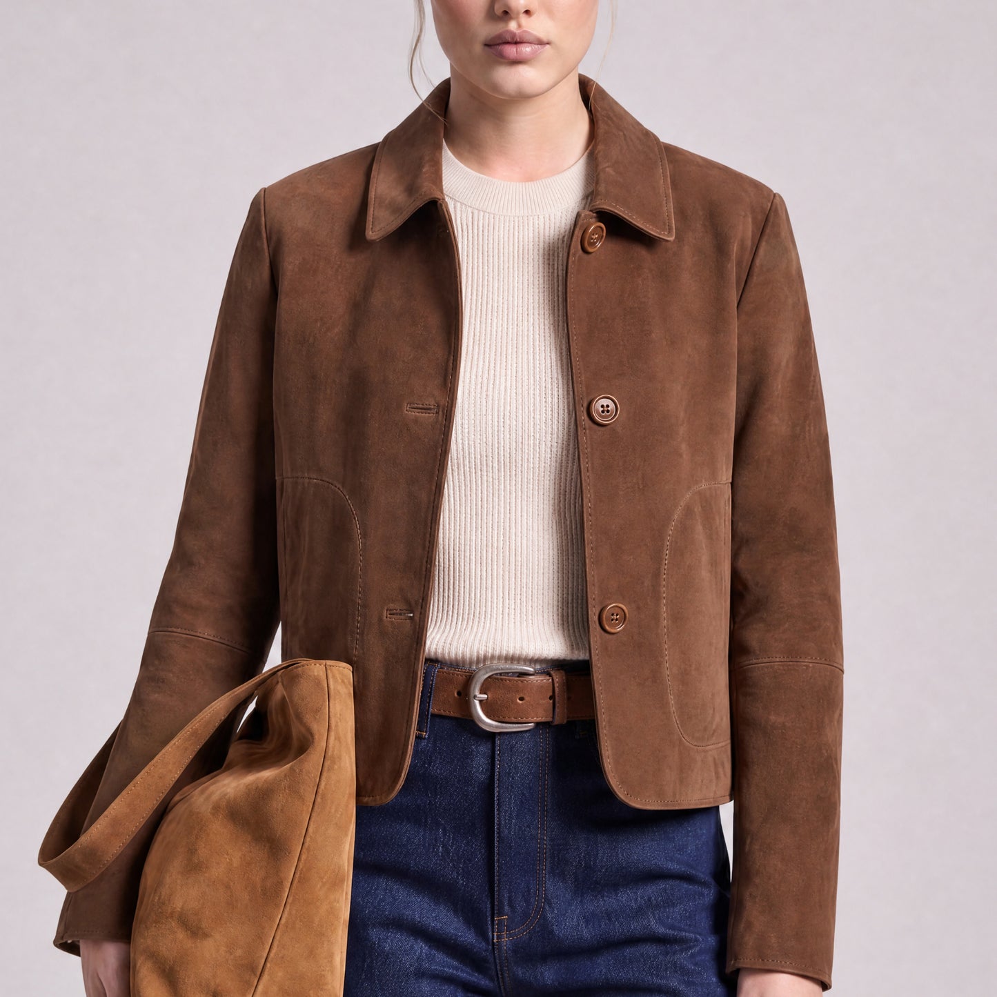 Ricano Lederjacke im Bolero Stil