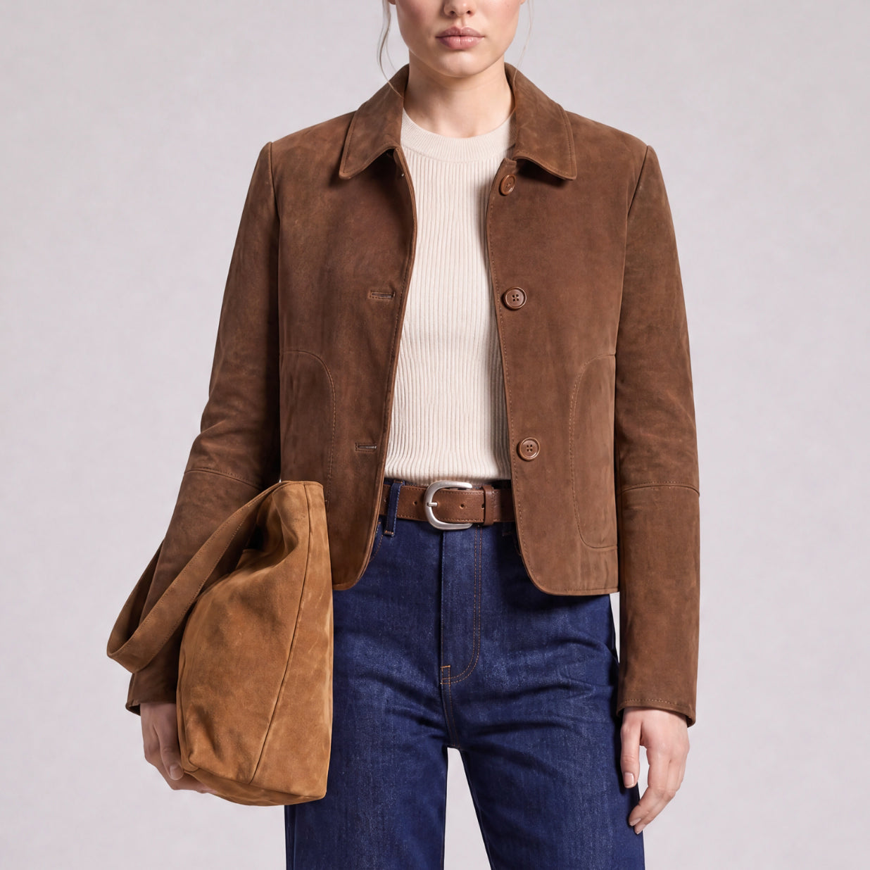 Ricano Lederjacke im Bolero Stil