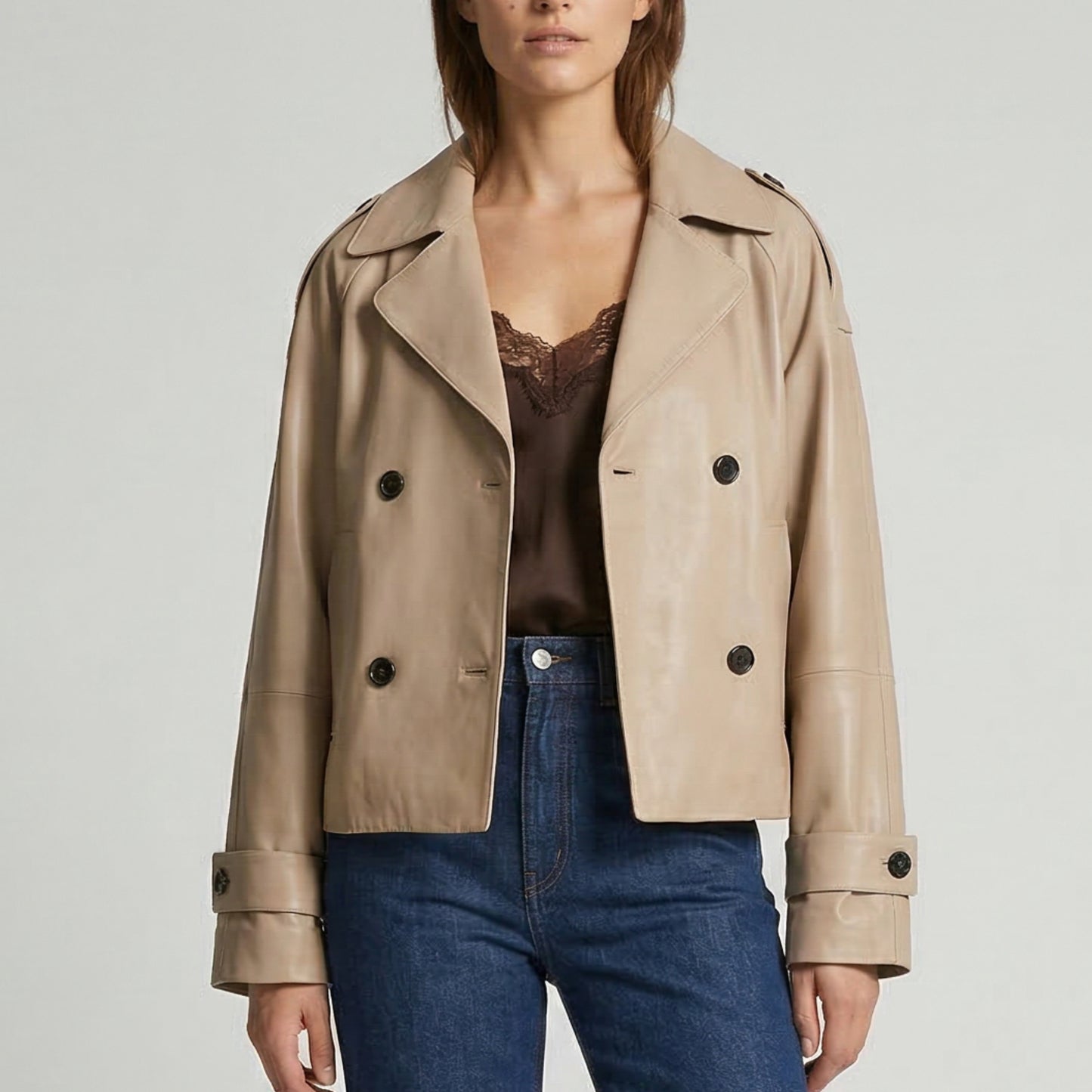 Ricano Oversized Lederjacke