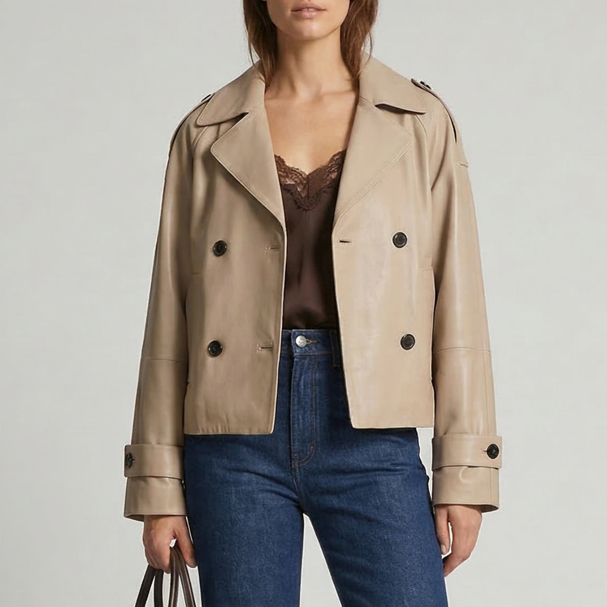 Ricano Oversized Lederjacke