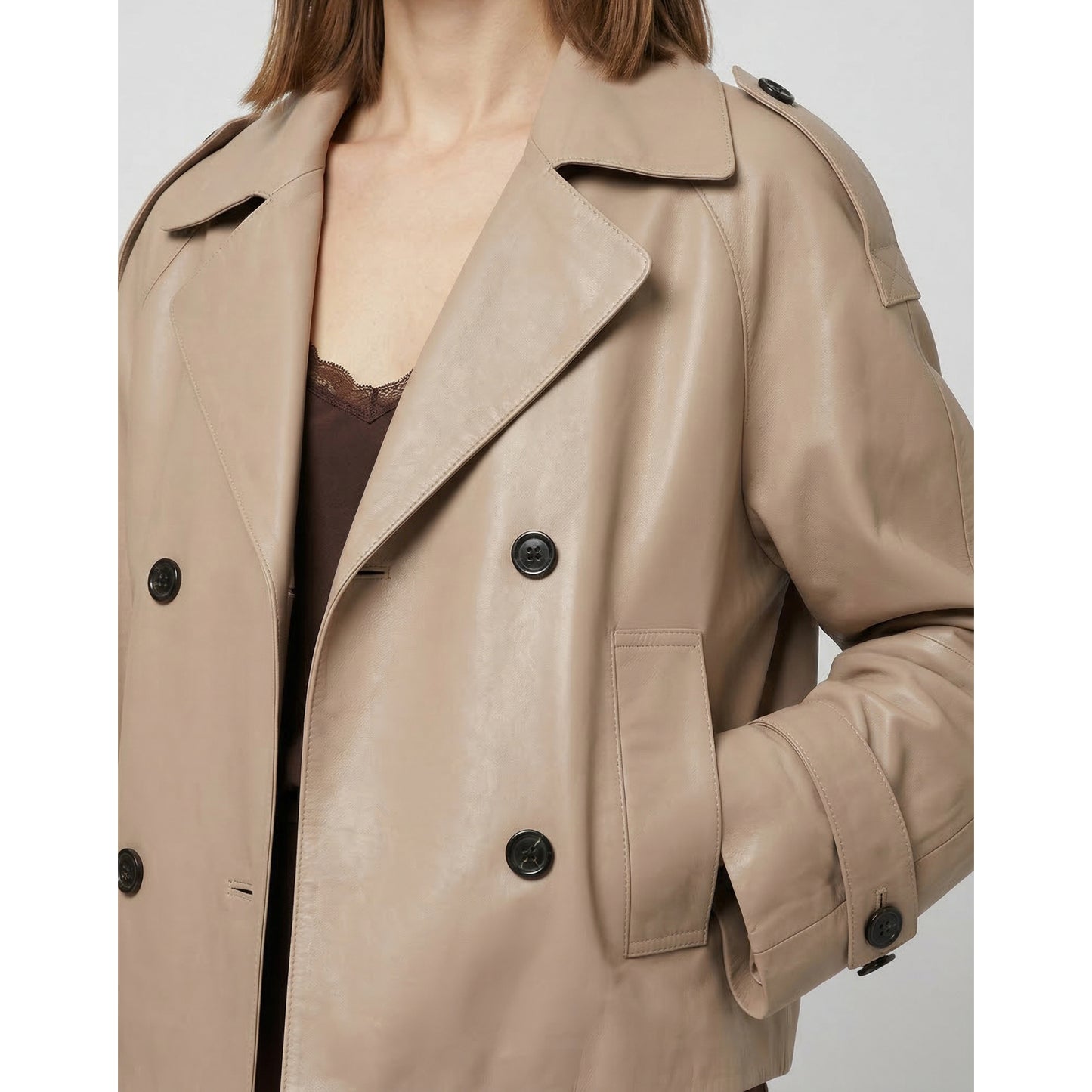 Ricano Oversized Lederjacke