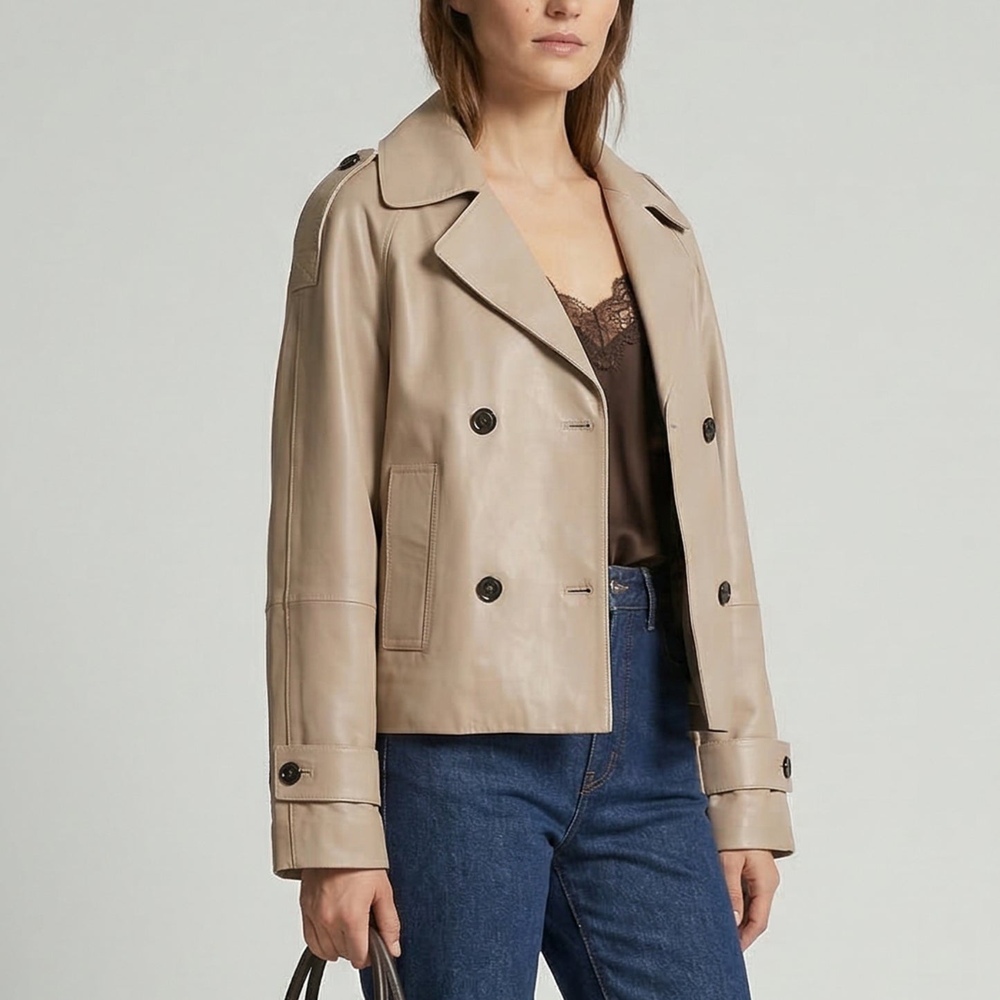 Ricano Oversized Lederjacke