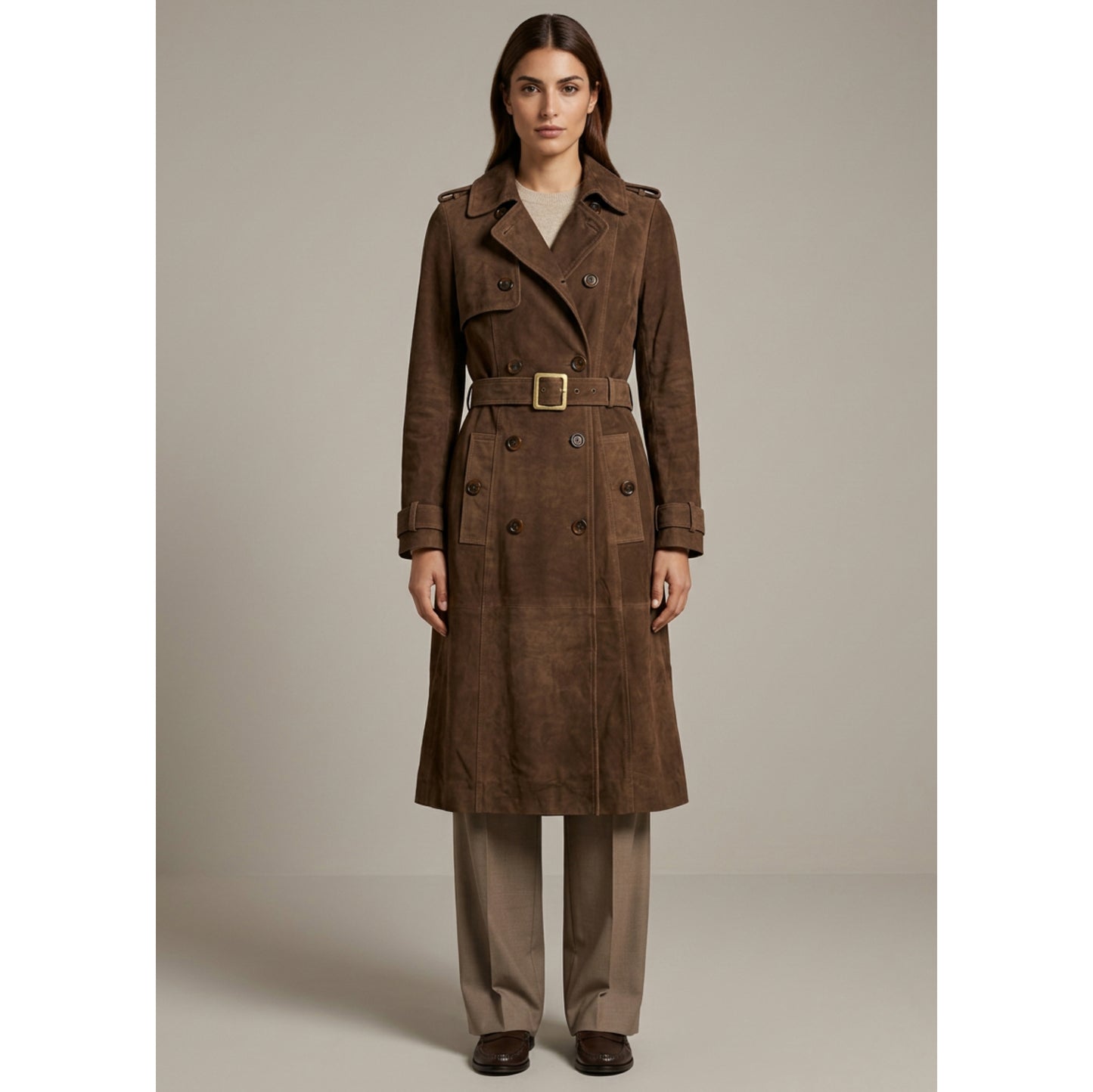Ricano Ledertrenchcoat