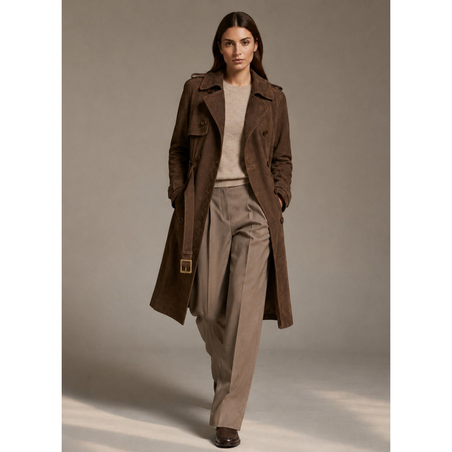Ricano Ledertrenchcoat