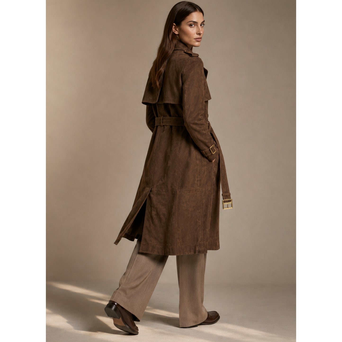 Ricano Ledertrenchcoat